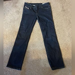 Diesel, dark washed jeans